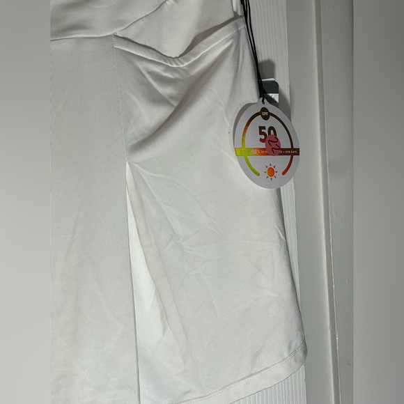 NWT: TAIL WHITE LABLE White Mini Skort Size Large UPF 50 - Picture 3 of 8